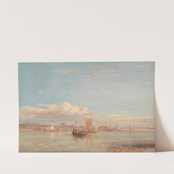 Greenwich Hospital from Woolwich Reach (1820s) by David Cox