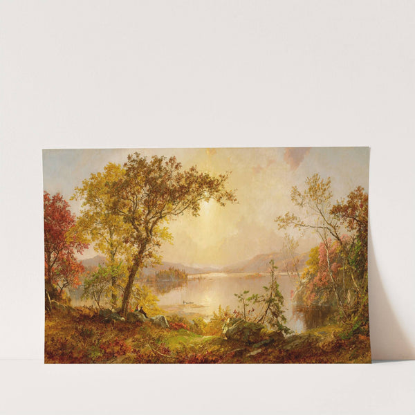 Greenwood Lake, Autumn on the Hudson by Jasper Francis Cropsey