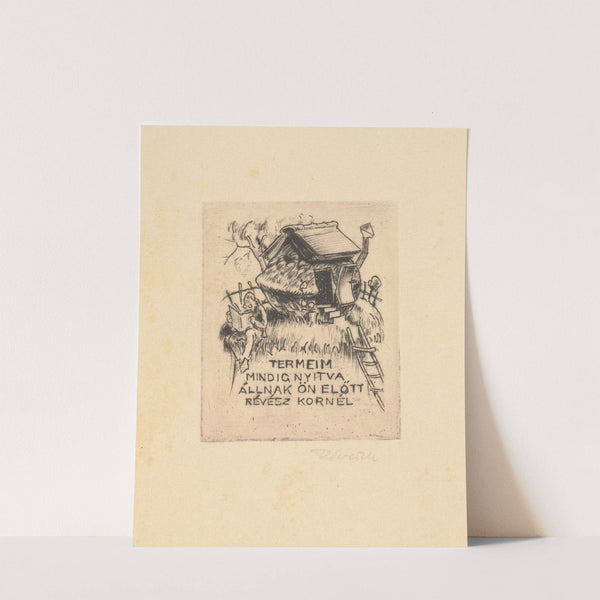 Greeting card (1933) by Kornél Révész