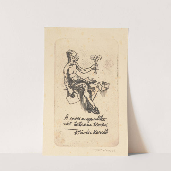 Greeting card from Kornél Révész (1933) by Kornél Révész