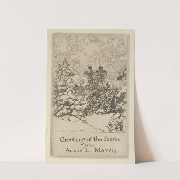 Greetings of the Season from Annie L. Morris (1900-1925) by Ernest Haskell
