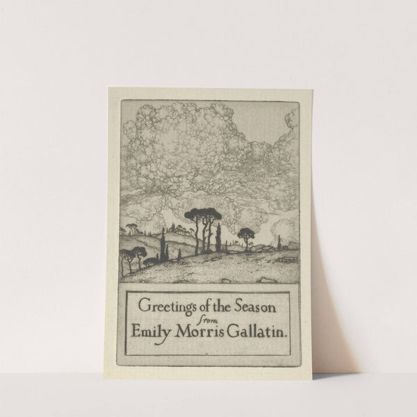 Greetings of the Season from Emily Morris Gallatin (1900-1925) by Ernest Haskell