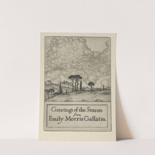 Greetings of the Season from Emily Morris Gallatin (1900-1925) by Ernest Haskell