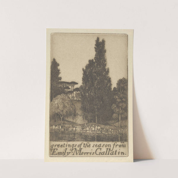 Greetings of the Season from Emily Morris Gallatin (1900-1925) by Ernest Haskell