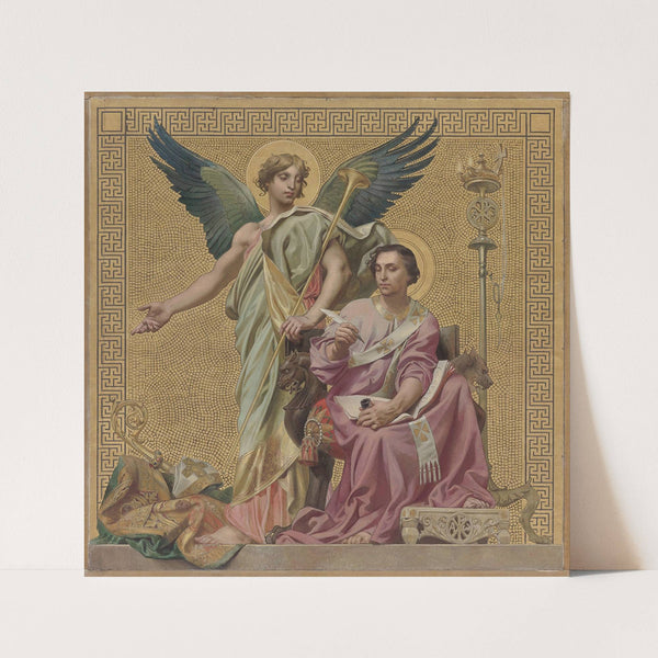 Grégoire de Tours écrivant son ‘Histoire des Francs’ by Joseph Blanc