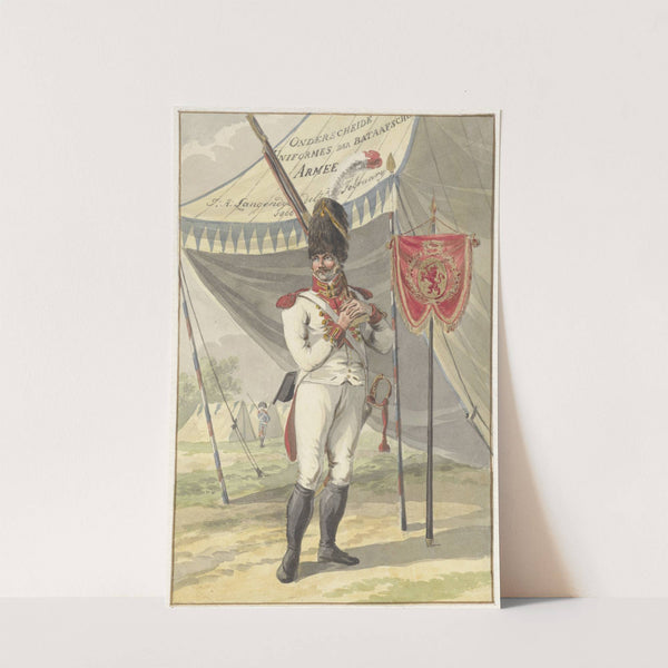 Grenadier van de garde van zijn Exellentie der Raadpensionaris (1806) by Jan Anthonie Langendijk