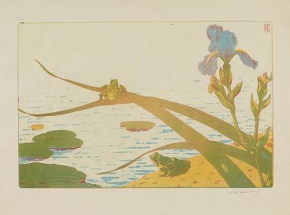 Grenouilles et iris (1894)