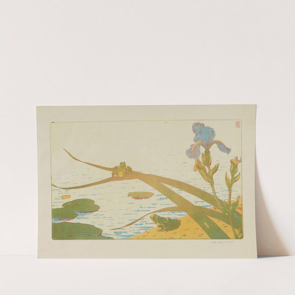 Grenouilles et iris (1894) by Charles-Louis Houdard