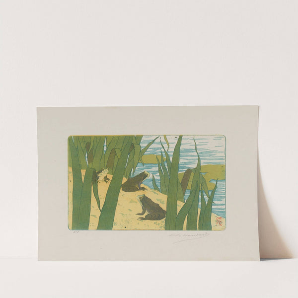 Grenouilles et roseaux (1895) by Charles-Louis Houdard