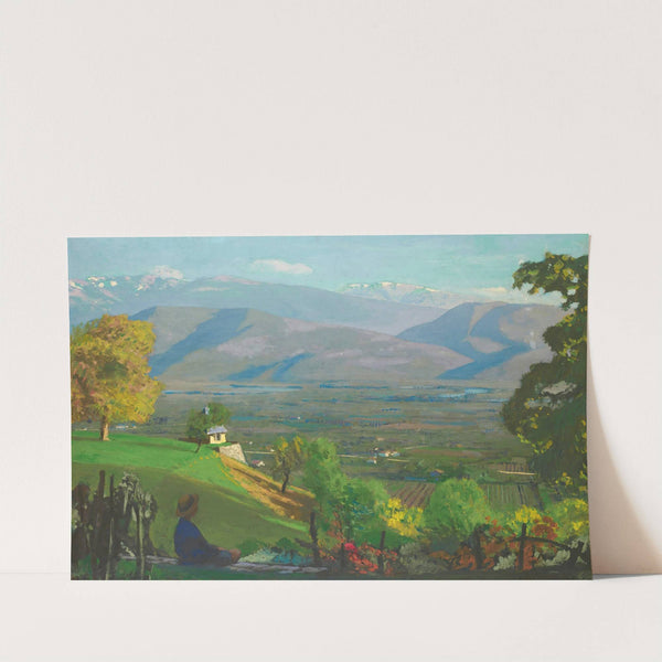 Gresivaudan landscape by Jules Leon Flandrin