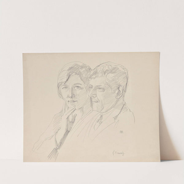 Grete Wagner-Barwig und Dr. Josef Wagner (1927-1930) by Franz Barwig the Elder