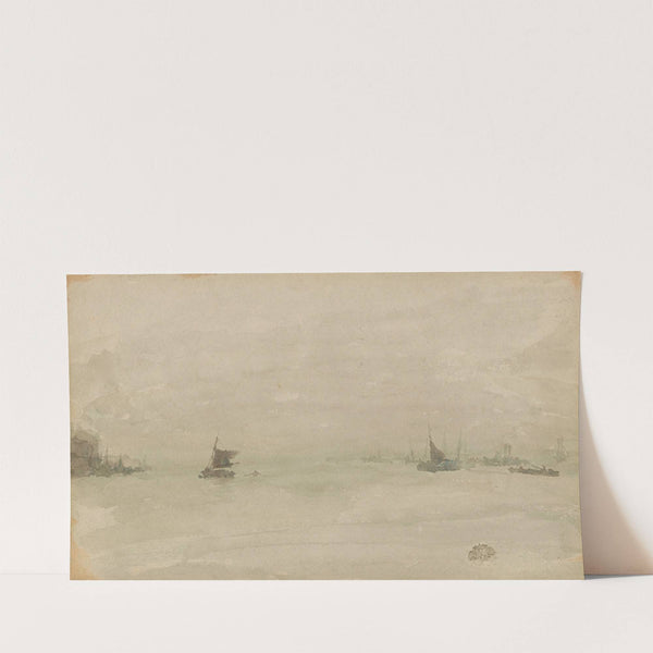 Grey and Silver–Liverpool (1881-1883) by James Abbott McNeill Whistler