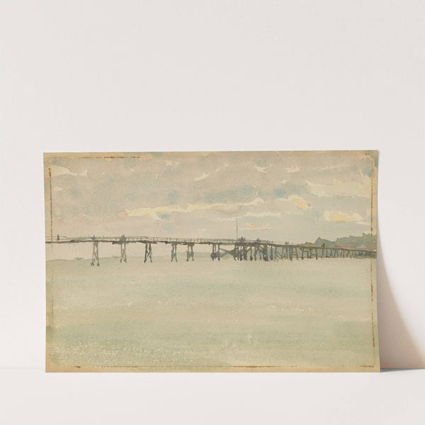 Grey and Silver–Pier, Southend (1882-1883) by James Abbott McNeill Whistler