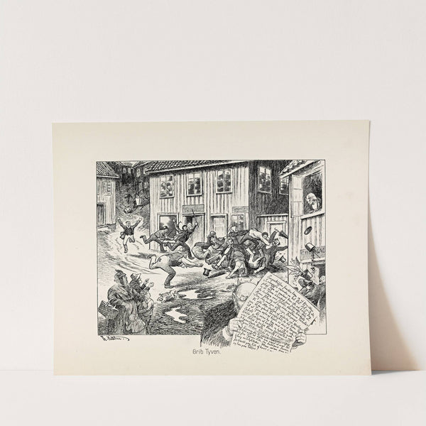 Grib Tyven (1889) by Theodor Kittelsen