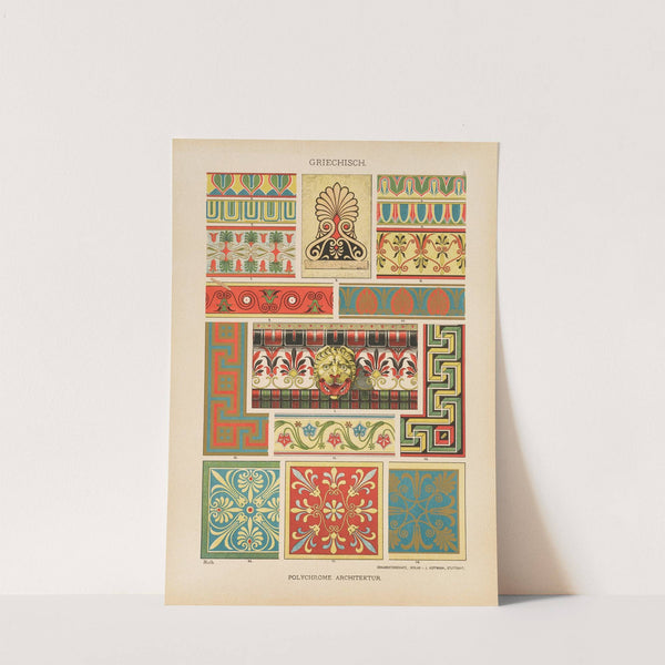 Griechisch – Polychrome Architektur (1887) by Heinrich Dolmetsch