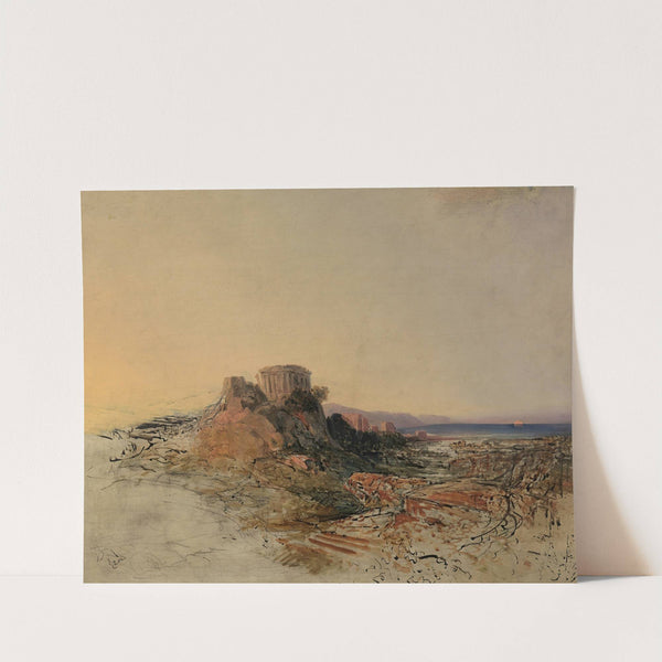 Griechische Tempelruinen by Adalbert Stifter