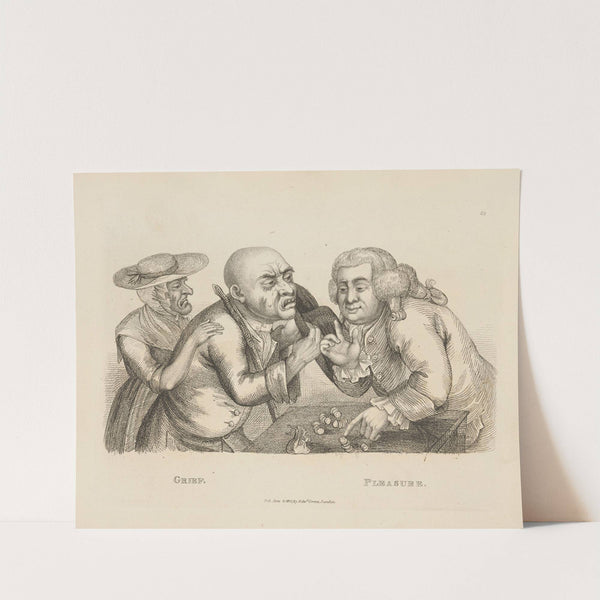 Grief. Pleasure (1810) by Tim Bobbin