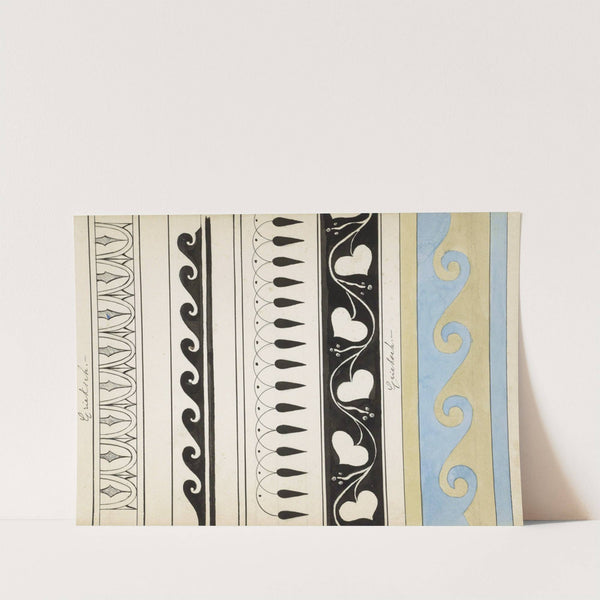 Griekse motieven, onder andere met golven by Johanna van de Kamer