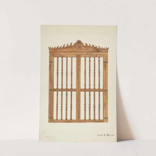 Grille Doors of Wood by Marius Hansen