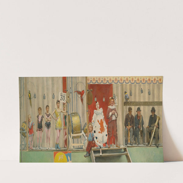 Grimaces Et Misère;Les Saltimbanques by Fernand Pelez