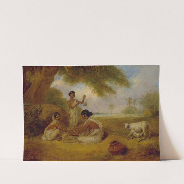 Grinding Corn by Arthur William Devis