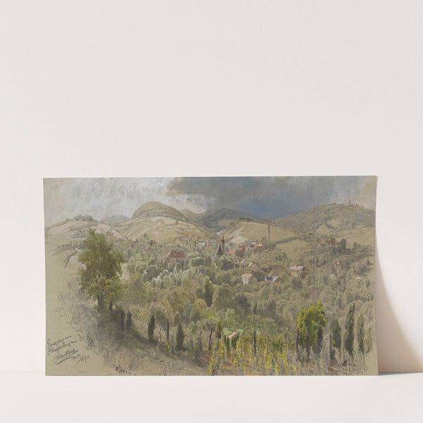 Grinzing vom Hungerberg aus (1913) by Anton Hlavacek