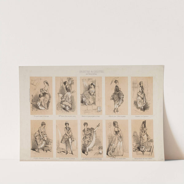 Grisettes et cocottes by Henry de Hem