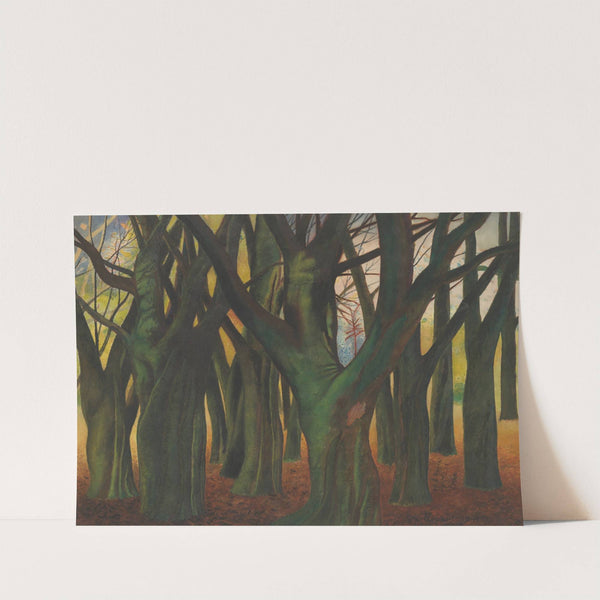 Groene bomen by Léon Spilliaert