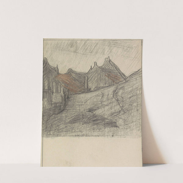 Groepje huizen by Jan Veth