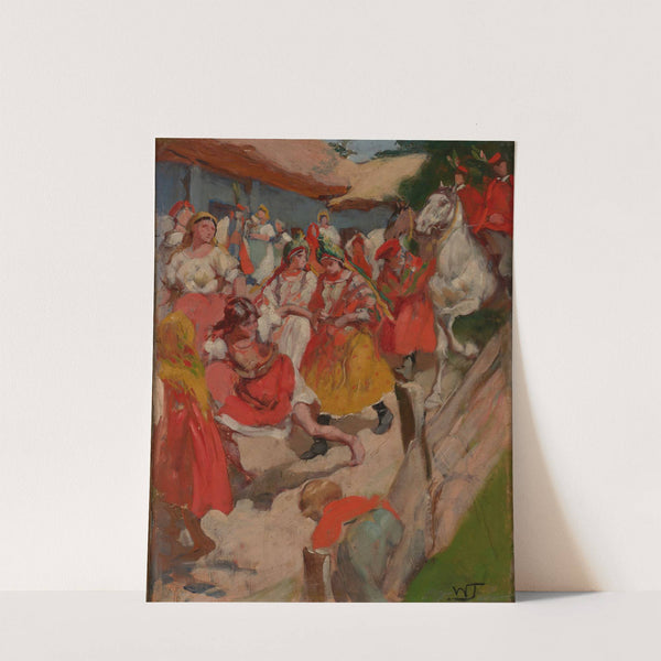 Groomsmen (1918-1922) by Włodzimierz Tetmajer