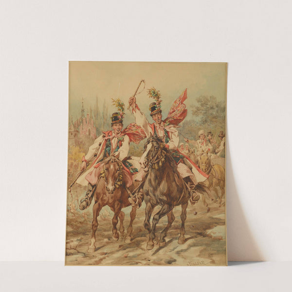 Groomsmen by Juliusz Kossak