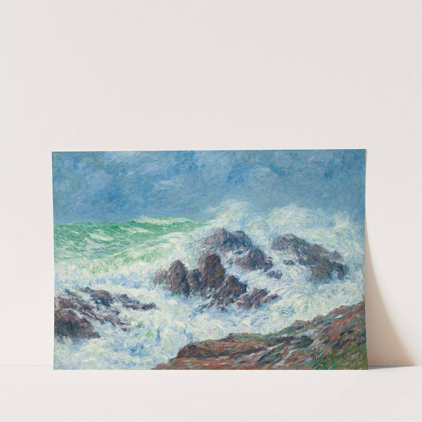 Gros Temps À Saint Grenoble, Pointe De Penmarc'h by Henry Moret