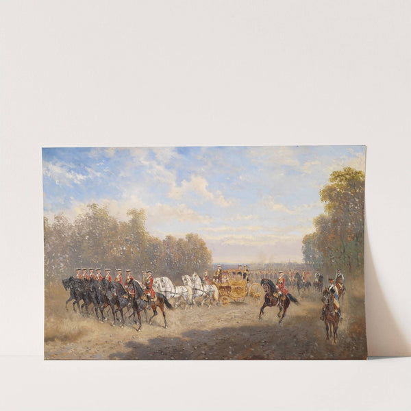 Große herrschaftliche Ausfahrt by Alexander Von Bensa