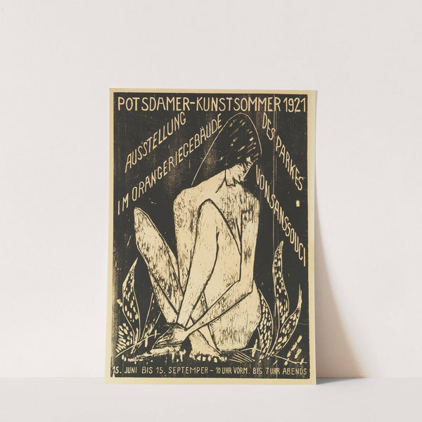 Große Sitzende (1921) by Otto Mueller