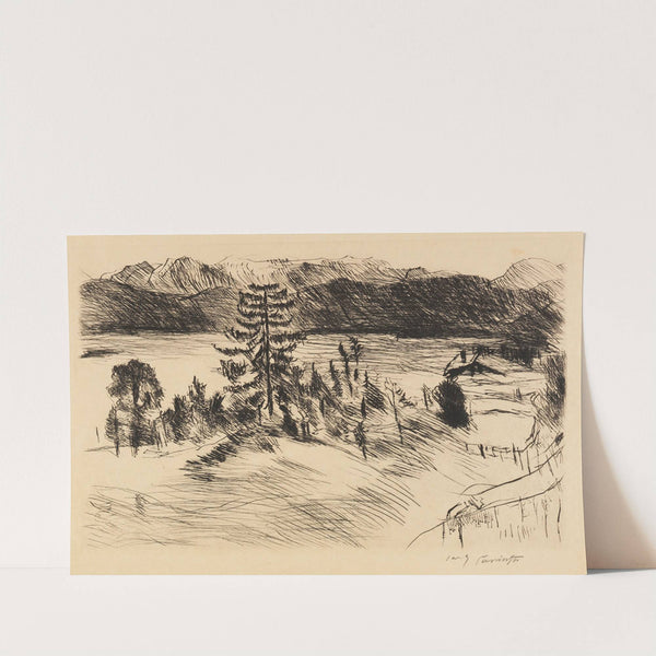 Große Walchenseelandschaft. (1923) by Lovis Corinth