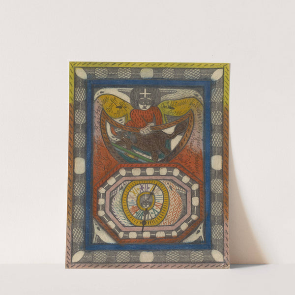 Großgroß=Keiserinn und Groß=Groß=Göttinn Hellveetia, im Haven von Daali; Indien (1917) by Adolf Wölfli