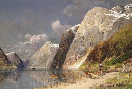 Grosse Fjordlandschaft