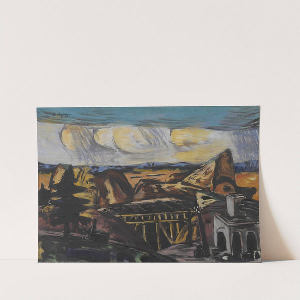 Grosser Steinbruch in Oberbayern (Large Quarry in Upper Bavaria) (1934) by Max Beckmann