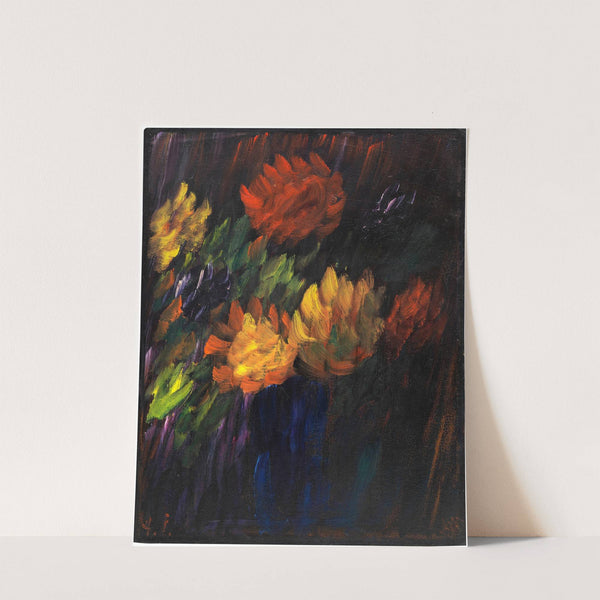 Grosses Stilleben; Chrysanthemen (1937) by Alexej von Jawlensky