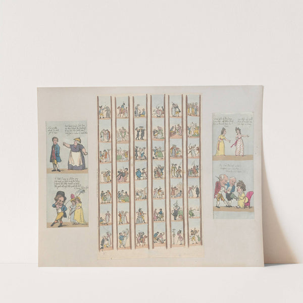 Grotesque borders for screens, billiard rooms, dressing rooms Pl.13 (1799) by George Moutard Woodward