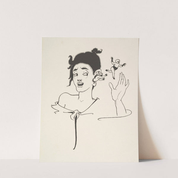 Grotesques by Aubrey Beardsley 2 (1910s) by Aubrey Vincent Beardsley