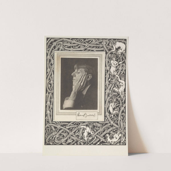 Grotesques by Aubrey Beardsley. Portrait Frontispiece (1910s) by Aubrey Vincent Beardsley