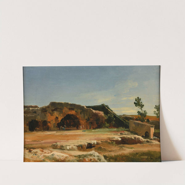 Grotte du Nymphée (Syracuse) by Jacques-Raymond Brascassat