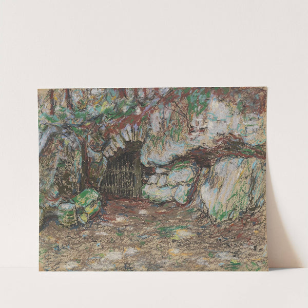 Grotte im Park Weimar (1894) by Christian Rohlfs