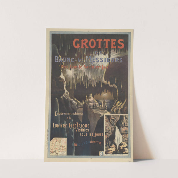 Grottes de Baume-les-Messieurs, près de Lons-le-Saulnier (Jura) by Imp. Paul Dupont