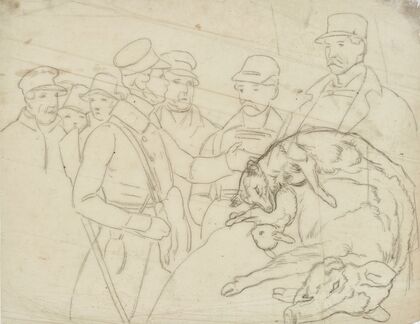 Group around Max of Baden – shot game
