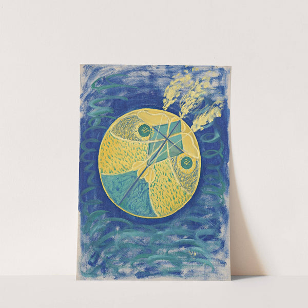 Group I, No. 7, Primordial Chaos by Hilma af Klint