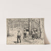 Group of boys in a forest by Albert Hemelman