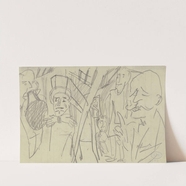 Group of Circus Artists (1920) by Max Beckmann