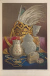 Group of crystal vases, and Indian jewellery